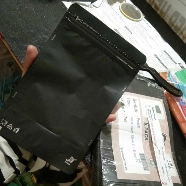 Black Doff Super Standing Pouch 250