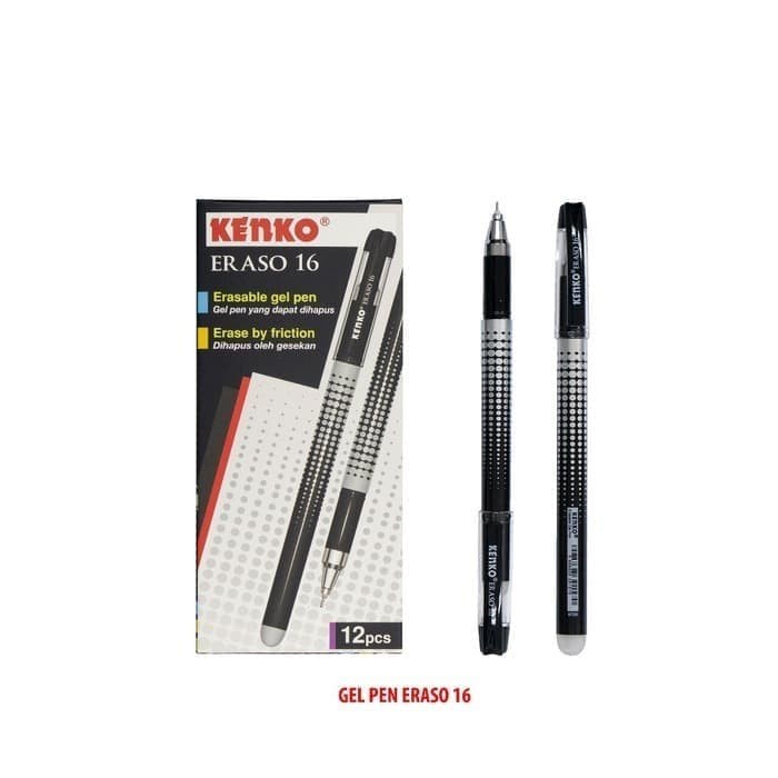 

MURAH [ LUSIN ] Pulpen Hapus KENKO Eraso 16 Erasable Bisa Dihapus