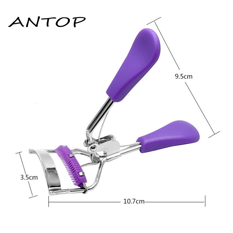 Penjepit Bulu Mata Dengan Bantalan Isi Ulang Dan Sisir Bulu Mata Sempurna ANTOP