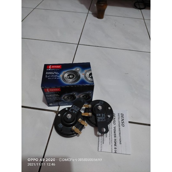 Paket Klakson Denso Disc | Klakson Mobil Avanza | Klakson Denso Standar Motor Dan Mobil