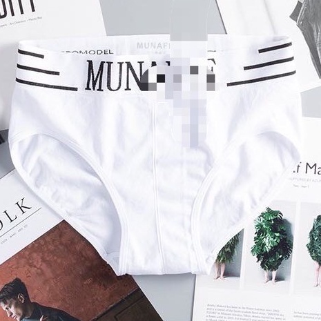 HOHO_HWANG (C-8) CELANA DALAM PRIA MUNAFIE nyaman  MAN UNDERWEAR MEN SEMPAK PRIA IMPORT-C-8 putih