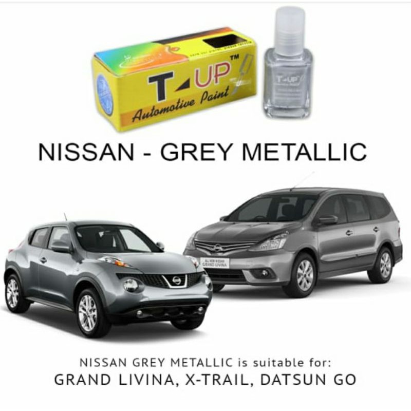 T-Up cat oles  Nissan grey metallic contoh cat Nissan abu abu cat grey metallic Nissan livina juke