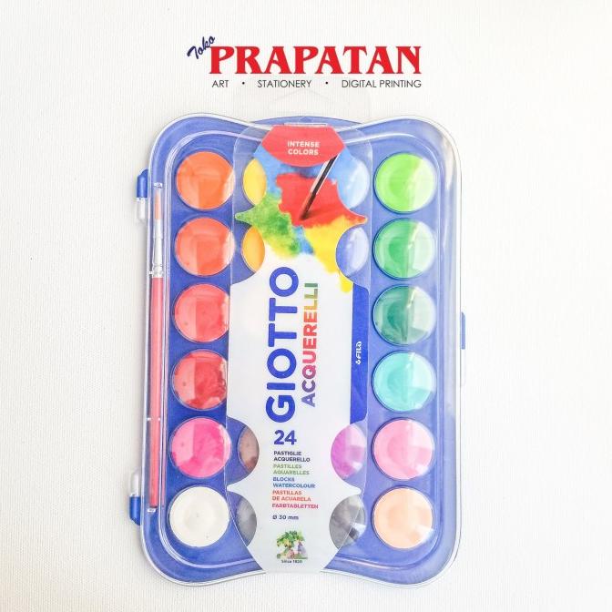

SALE Giotto Acquerelli Watercolor set 24 dia 30mm / Cat Air Giotto set 24/CAT AKRILIK SET/CAT AKRILIK SET 24 WARNA/CAT AKRILIK PASTEL/CAT AIR/CAT AIR LUKIS SET/CAT AIR GIOTTO/KUAS LUKIS 1 SET/KUAS LUKIS KECIL/KUAS LUKIS LENGKAP/KANVAS LUKIS/KANVAS LUKIS