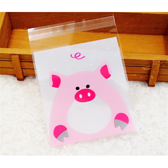 OILA plastik kemasan cemilan ukuran 10x11 cute animal (1i1) hpk011