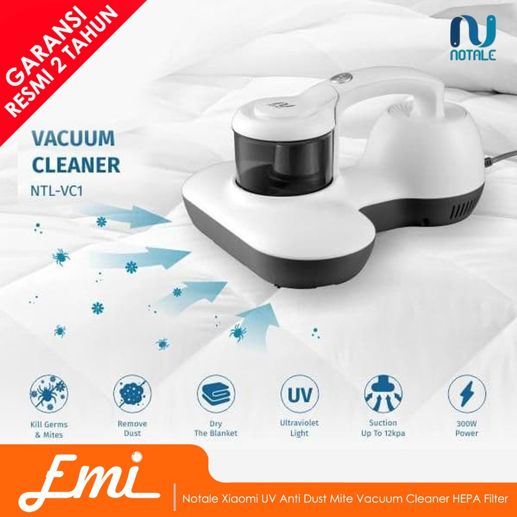 Notale UV Anti Dust Mite Vacuum Cleaner HEPA Filter Alt Kurumi