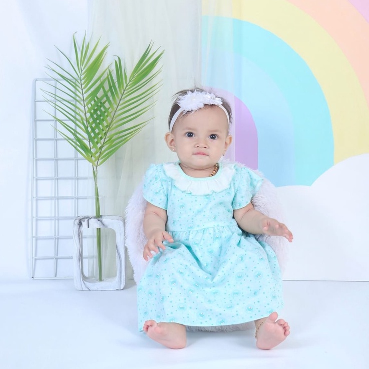 DRESS BAYI PEREMPUAN I DRESS BAYI PEREMPUAN 0-6 BULAN I DRESS BAYI I FASHION BAYI PEREMPUAN I DRESS 
