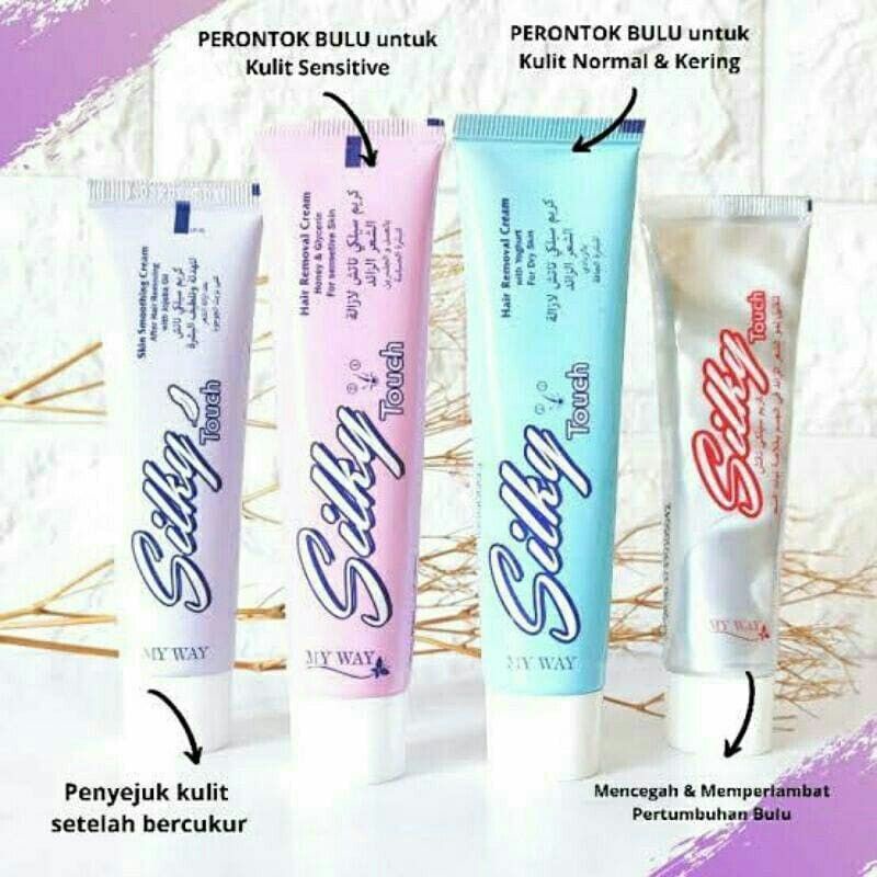terlaris silky touch my way waxing cream perontok bulu kaki bulu ketiak
