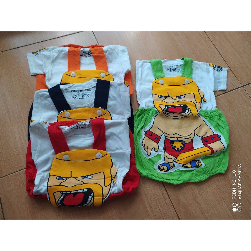 Baju Bayi /Anak kodok karakter 3D