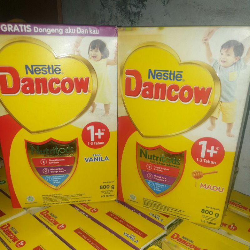 Dancow 1+ madu &amp; vanila coklat 800gr