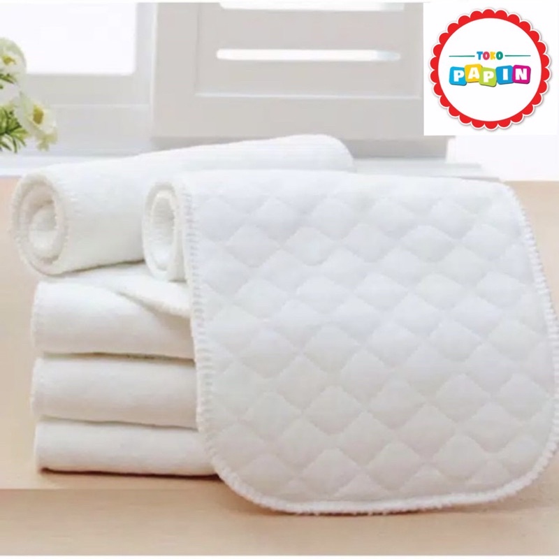 TokoPapin Insert Clodi Insert Dalaman Popok Kain Full Microfiber Halus Lembut Anak Bayi