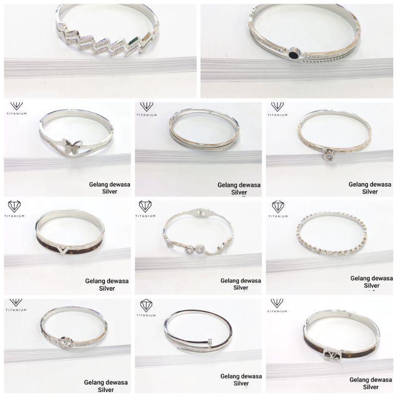 GELANG BANGKOK SILVER REMAJA DEWASA