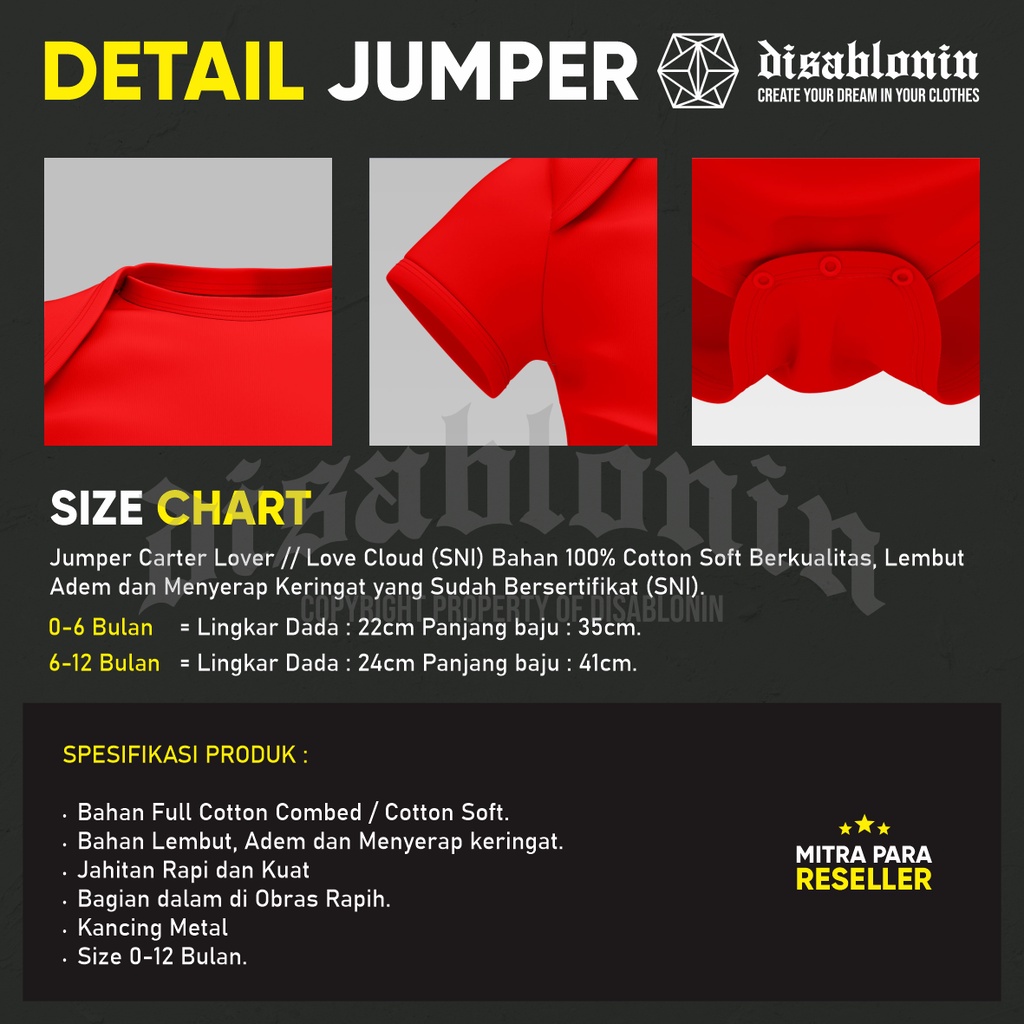 RB JUMPER BAJU BAYI Karakter Anime One Piece Kimetsu JUMPSUIT BABY CUSTOM USIA NEWBORN 0 - 12 Bulan