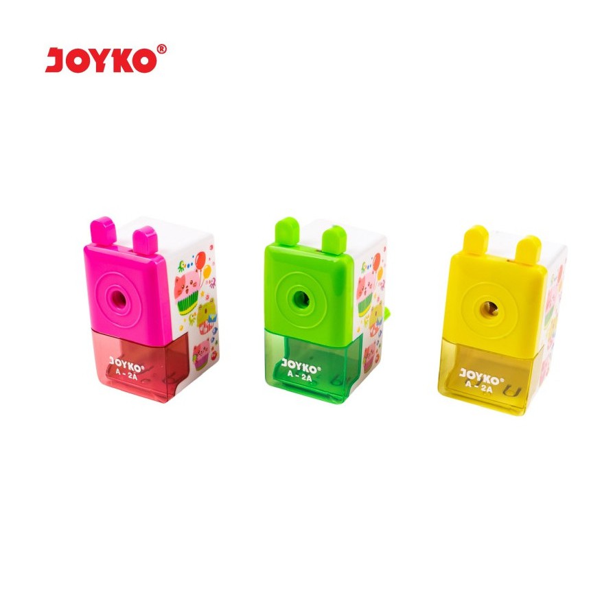 

Joyko Sharpener A-2A (Fancy) Hijau / Pink / Kuning