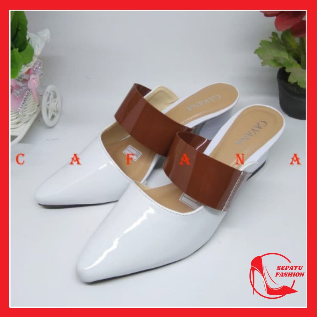 SENDAL SLOP WEDGES KARET WANITA SANDAL PESTA SELOP KULIT CEWEK SLIPPERS SDH199