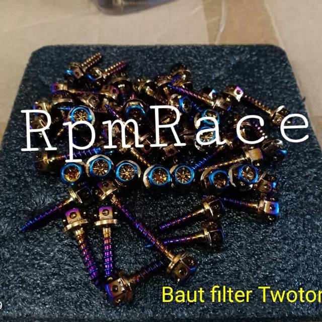 Baut probolt filter twotone flower universal nmax mio vario beat ninja pcx adv 150 dll