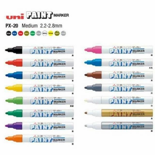 

Berkualitas Uni Paint Marker Permanent Px-20 Hemat