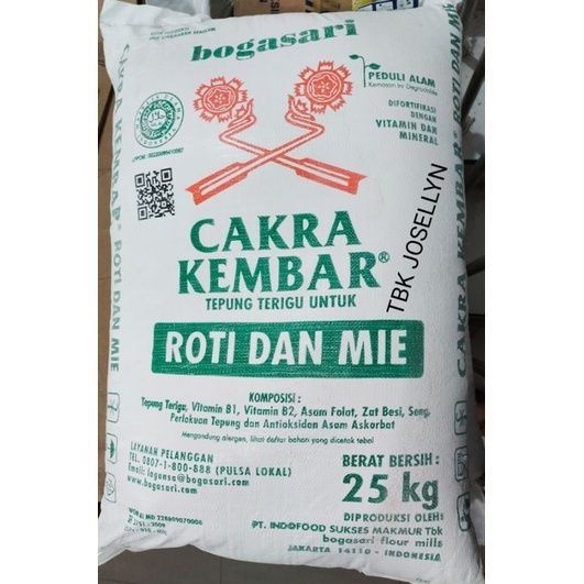 

Tepung Cakra kembar 25 kg