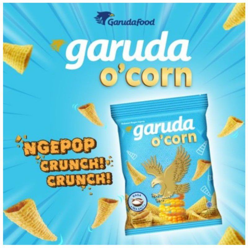 

1 renceng Garuda O'CORN Rasa Sea Salt 10x21g