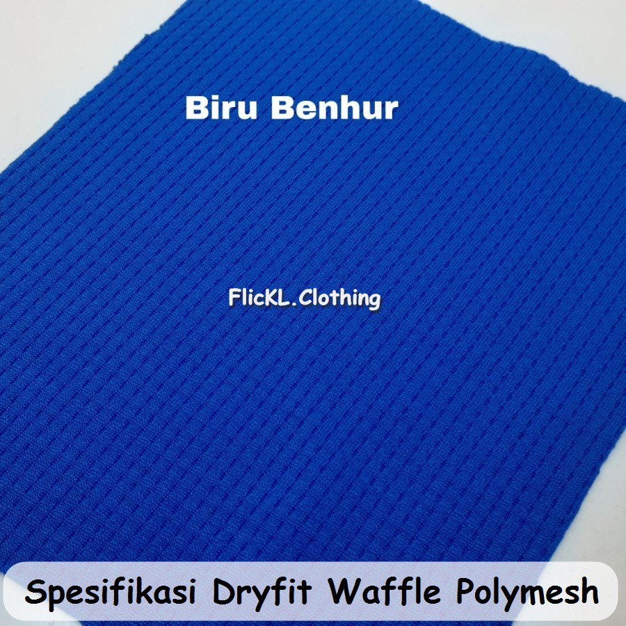 Bahan Kain Kaos Baju Dryfit Dry Fit Waffle Wafer Polymesh Olahraga Jersey Bola Basket Futsal