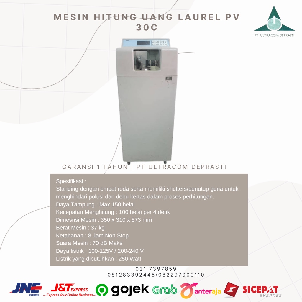 Jual Mesin Hitung Uang Laurel PV30C Shopee Indonesia