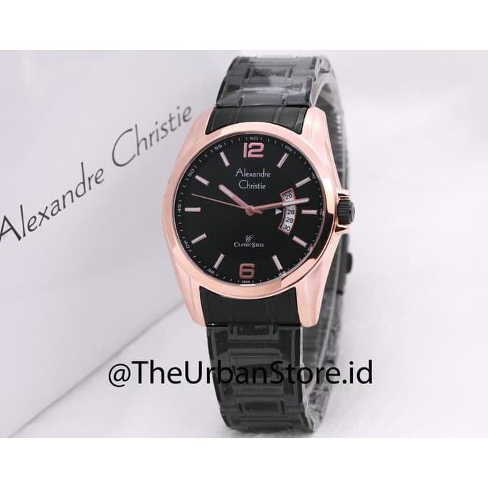 alexandre christie 8289 pria - hitam rosegold