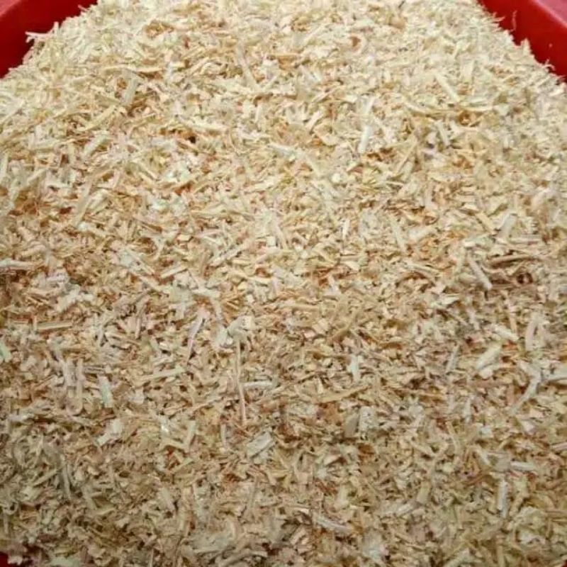 SERBUK KAYU / LIMBAH KAYU / SERUTAN KAYU JATI ASLI/ SERBUK KAYU ALAS HAMSTER/SERBUK MURAH/LIMBAH SEB