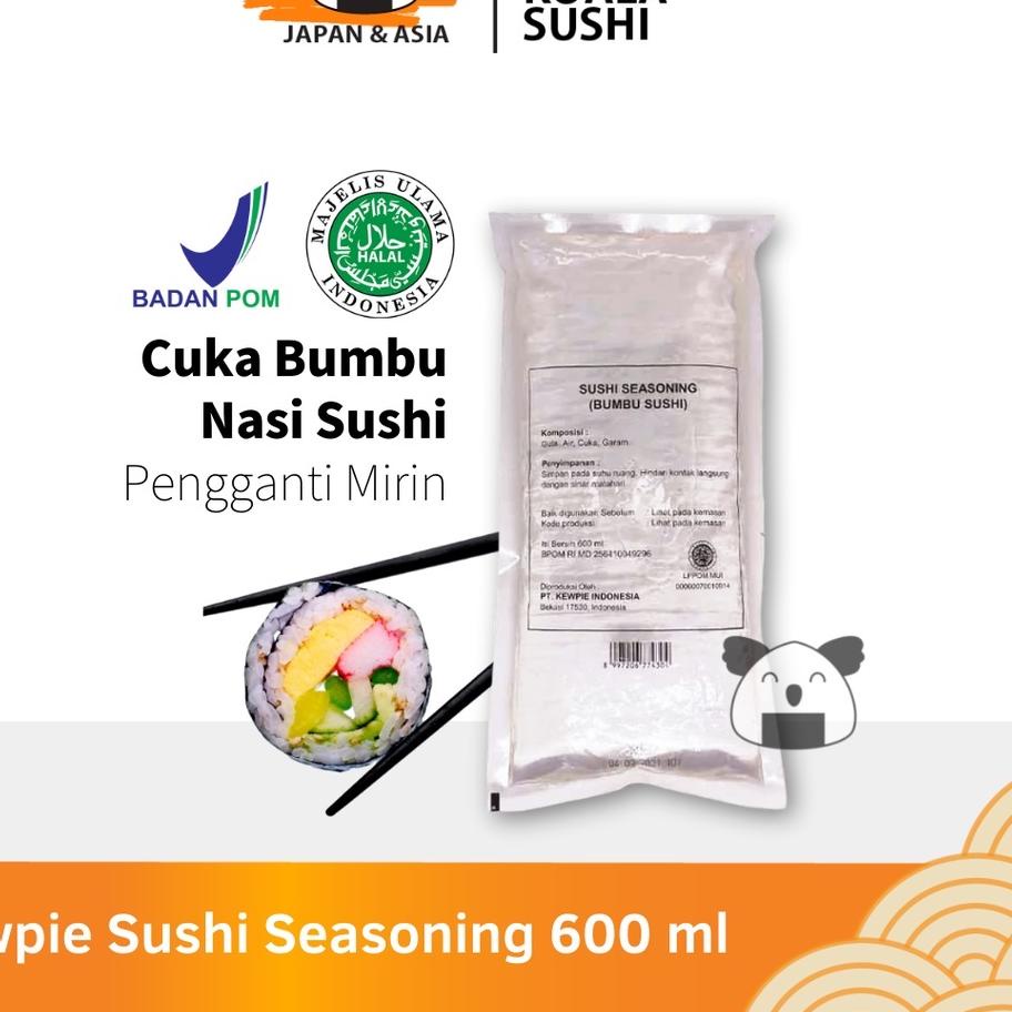 

Baru KEWPIE Sushi Seasoning 600 ml Halal │ Cuka Bumbu Nasi Sushi Vinegar