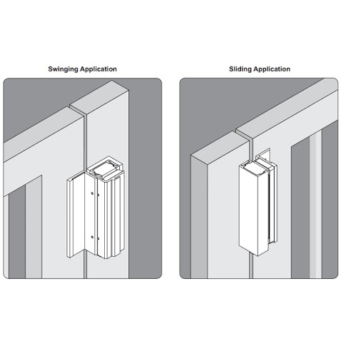 Murah WATERPROOF OUTDOOR 280 kg 600 lbs Magnetic Lock Electric Door 280kg