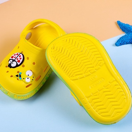 CUCI GUDANG GROSIRTAS LV0133 Sandal Slip Anak Import Sticker Bebek / Sandal Kodok Anti Slip