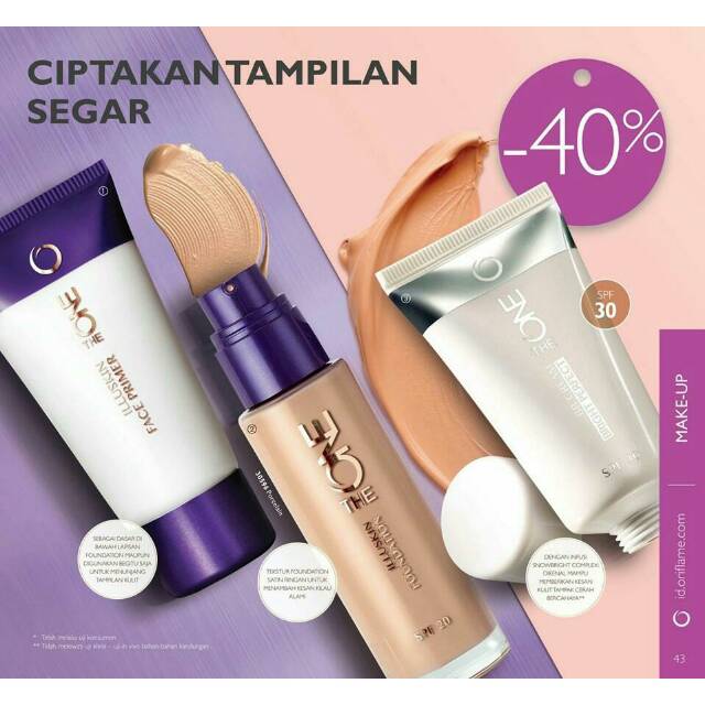 ORIFLAME FOUNDATION The One Illuskin Foundation