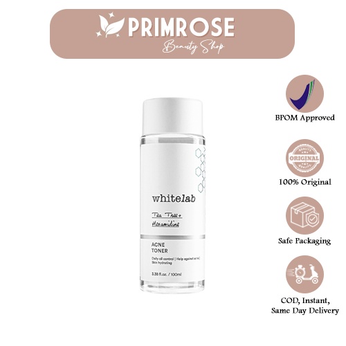 WHITELAB Acne Toner 100ml - Skincare Toner Wajah Jerawat