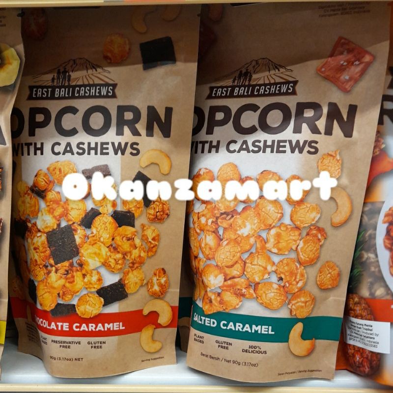 

East Bali Popcorn Chocolate Caramel|Salted Caramel 90gr