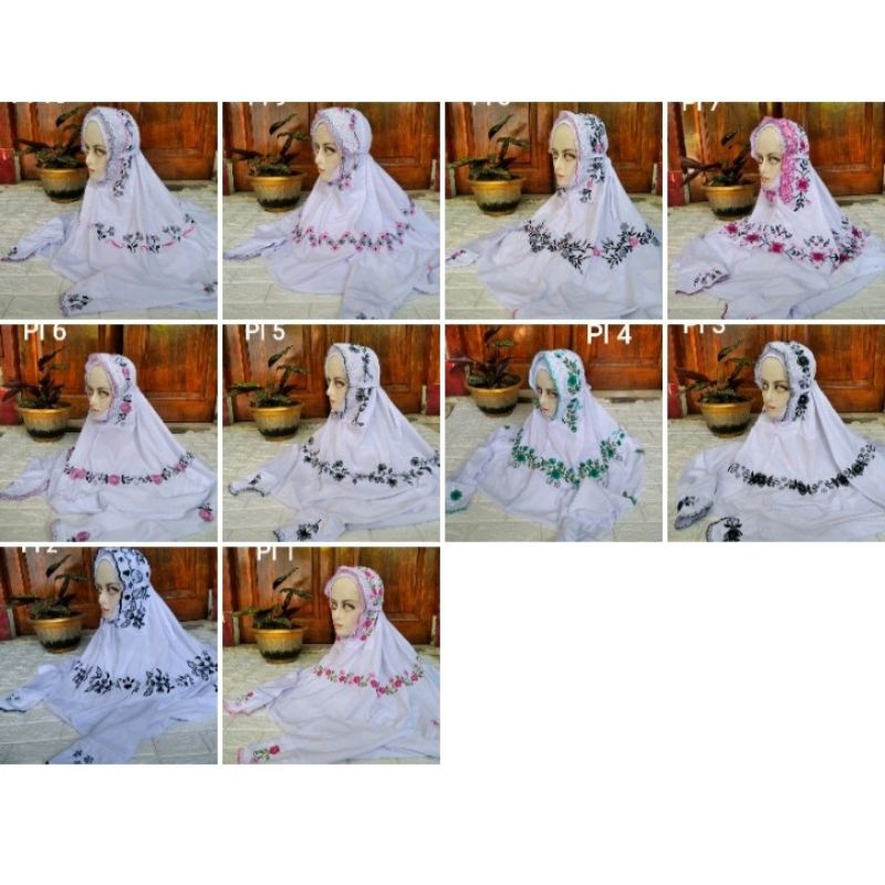 Mukenah Polino Iner Dewasa /Mukenah Dewasa /Mukenah Santri /Mukenah Pondok