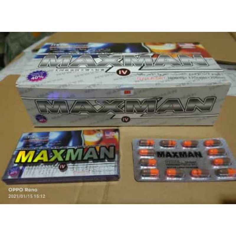 NEW MAXMAN ORIGINAL TABLET ISI 12 TERBARU