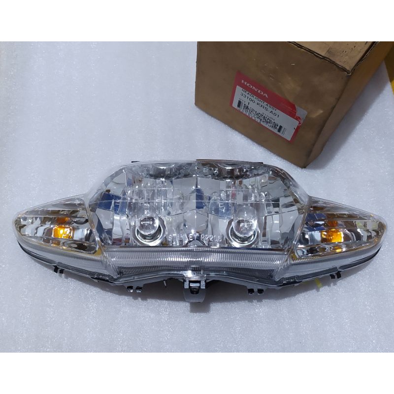 Lampu depan/refektor/Head light assy Honda SupraFit pertama/old(33100-KRS-A01)