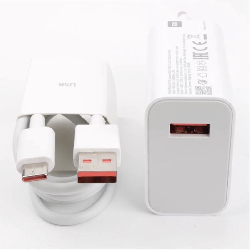 CASAN - TRAVEL CHARGER XIAOMI MDY-11-E 33W TURBO SUPER FAST CHARGING USB KE TIPE-C