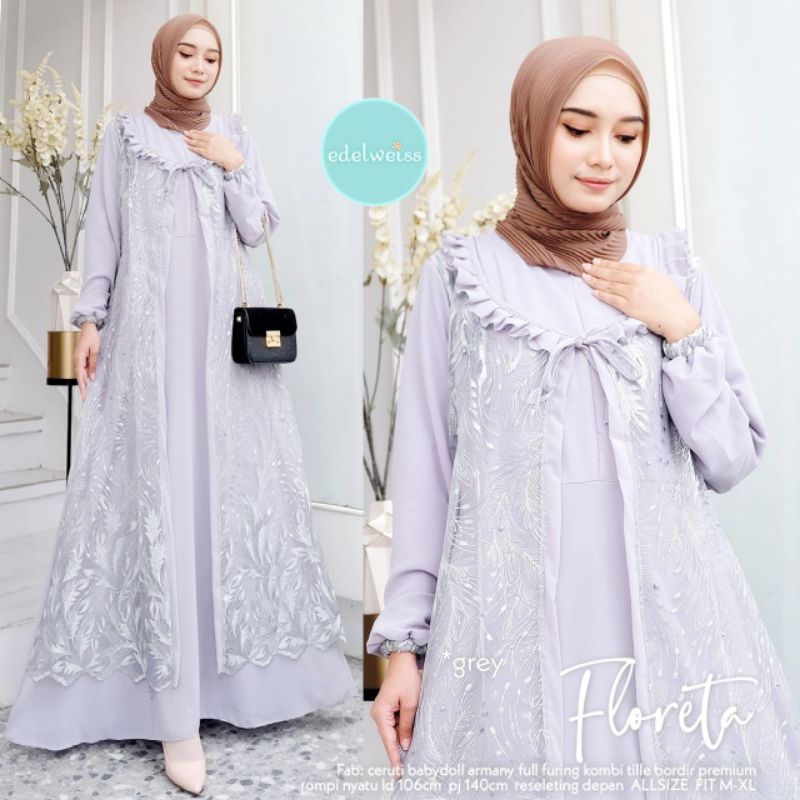 FLORETA DRESS EDELWEISS