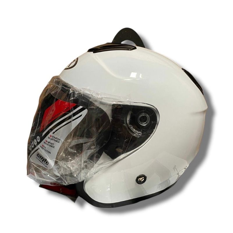 HELM KYT KYOTO MERK DYR PAKET GANTENG  (KYOTO REPLIKA)-Helm aja kc bening