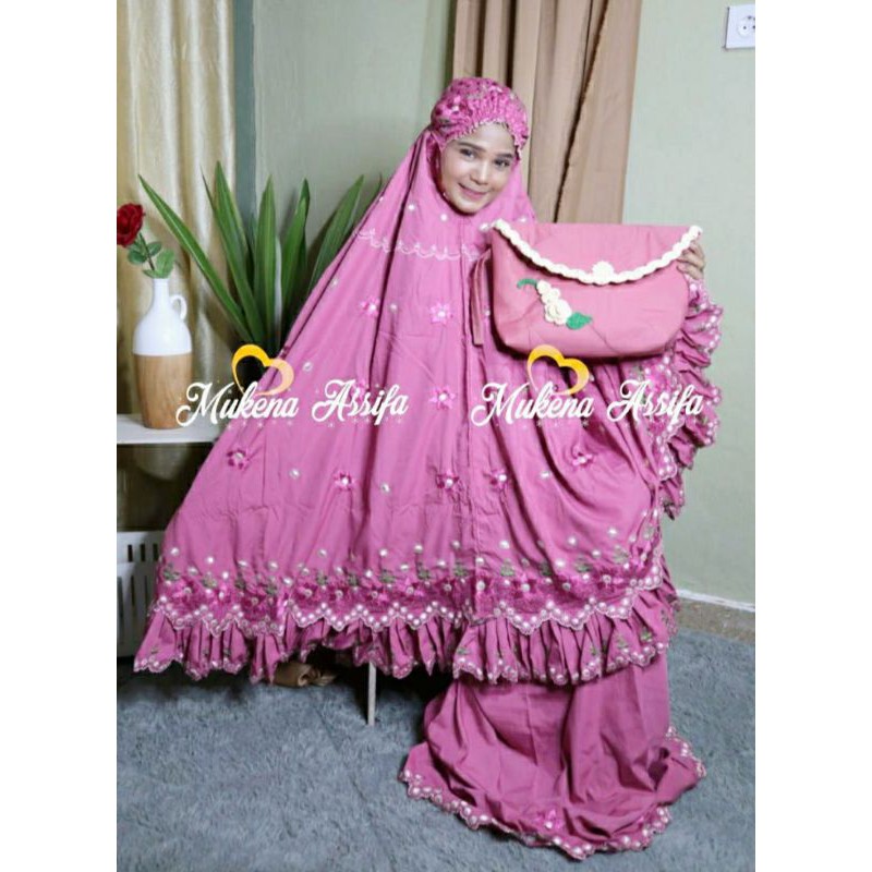 MUKENA SET TAS MUKENA BORDIR PADANG BUKITTINGGI