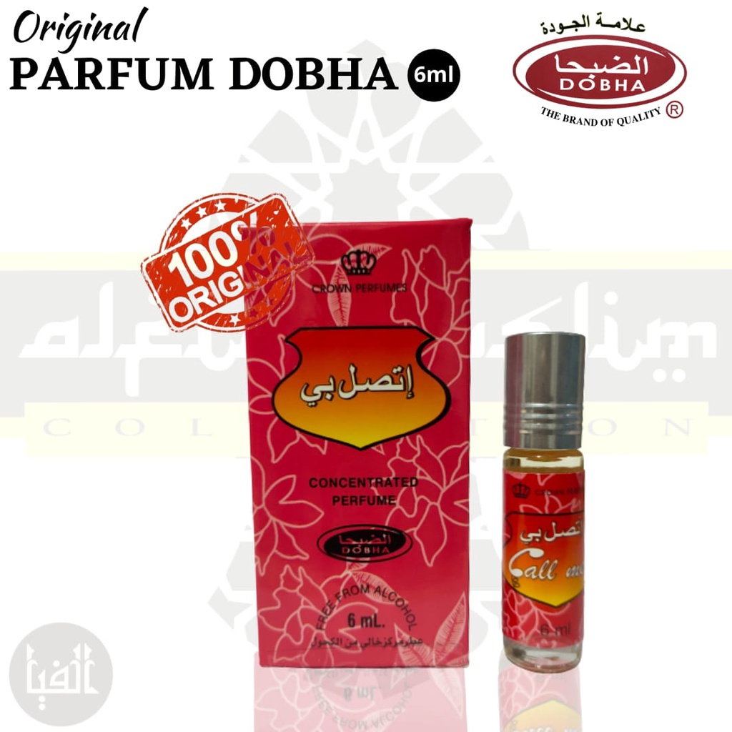 Dobha Red Rose Parfum Minyak Wangi Non Alkohol 6ml Roll On