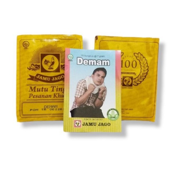 

DEMAM JAMU JAGO isi 10 Sachet