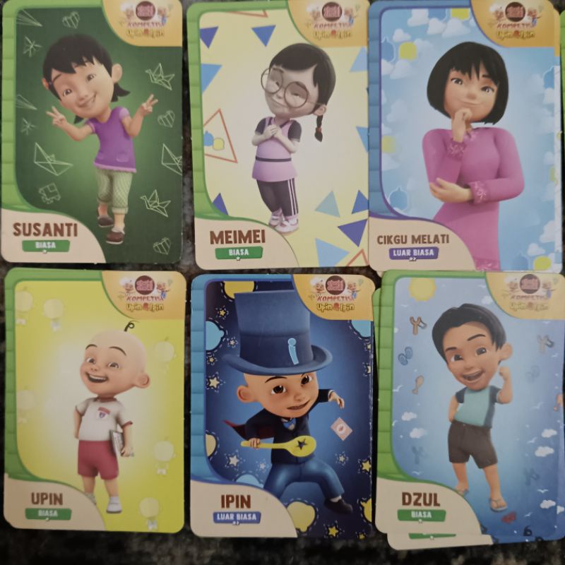 Kartu Upin Ipin x Choki Choki