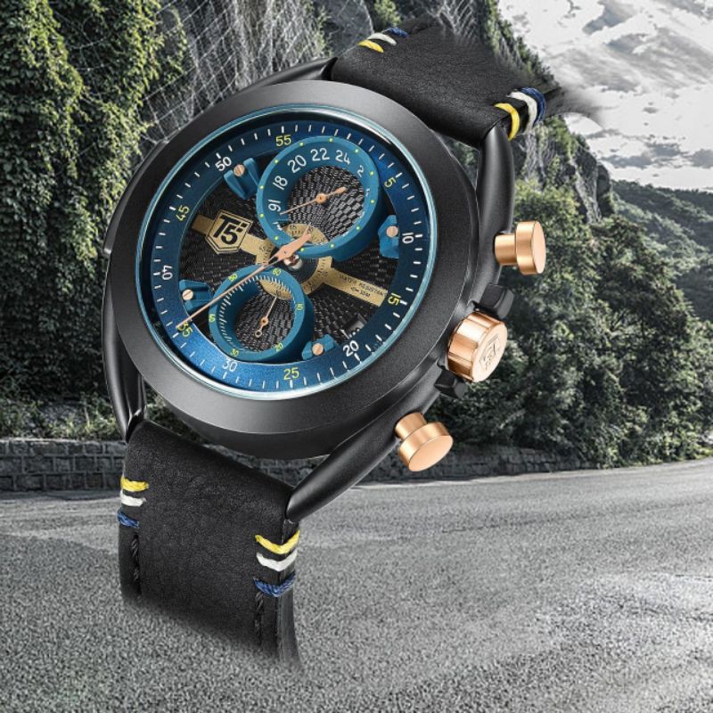 Jam tangan pria T5 H3673 original tahan air