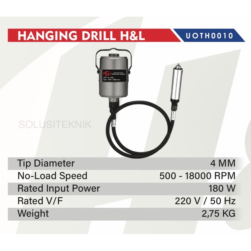 Mesin Bor Gantung / Hanging Drill h&l