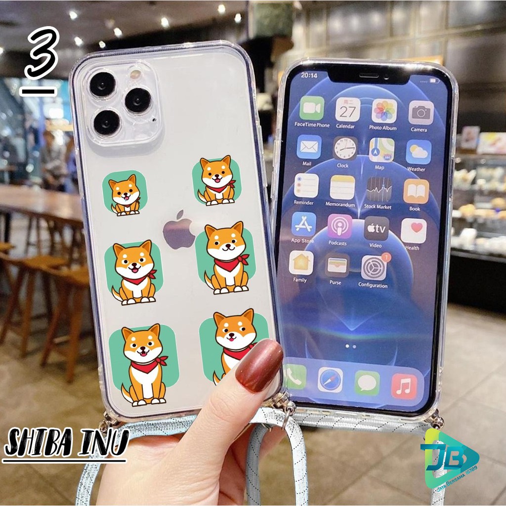 Softcase Slingcase Lanyard Bening SHIBA INU Samsung A11 M11 A12 A20s A21 A21s A20 A30 M10s JB4513