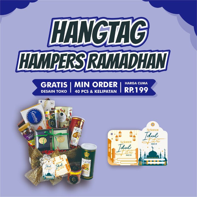 

HANGTAG RAMADHAN TERMURAH / GRATIS DESAIN