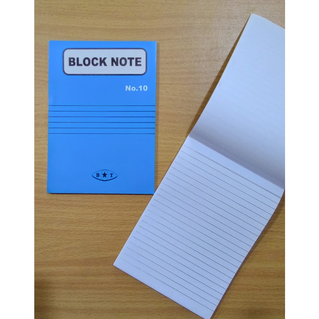 

BLOCK NOTE NO 10 1PCS