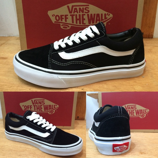  Sepatu  Vans  Old Skool Black White Original Premium Quality 