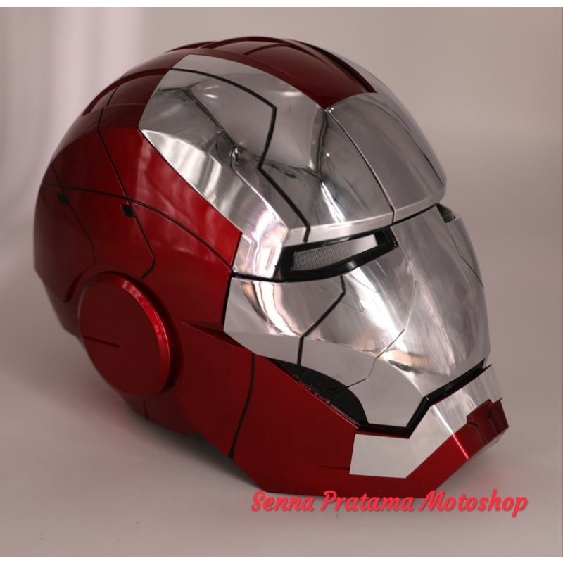 helm iron man otomatis mark50/mark L