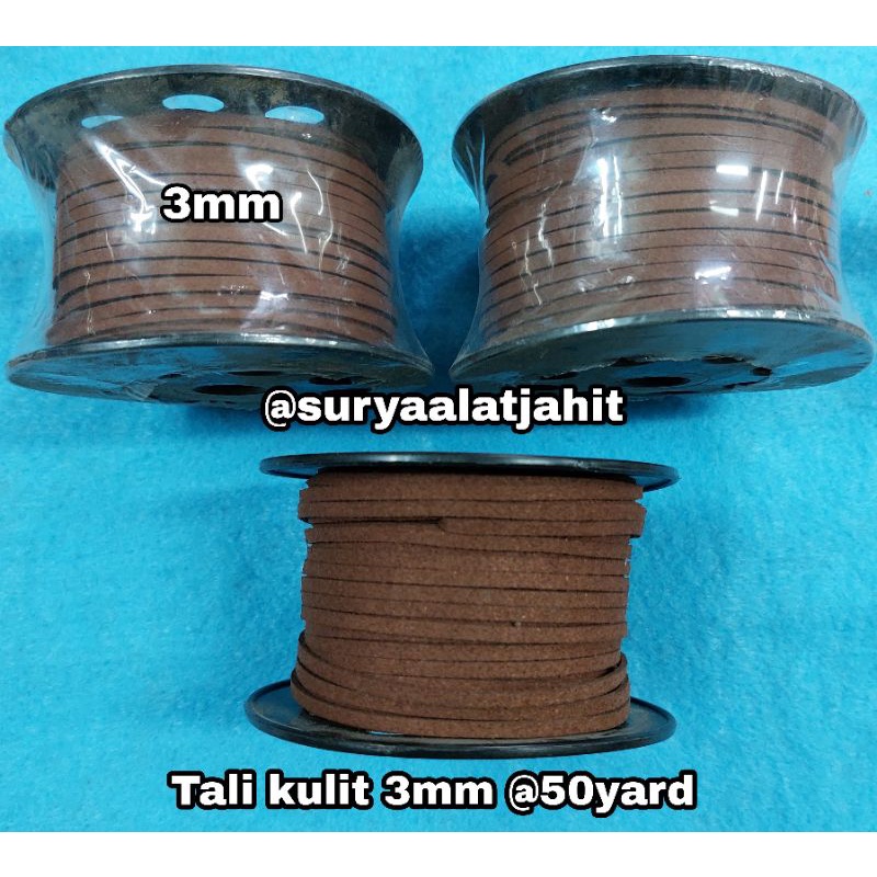 Tali kulit 3mm @50yard =rp.40.000/1Rol